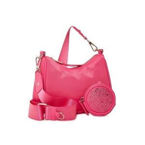 Madden NYC Women’s Modular Crossbody with Pouch (Fuchsia)